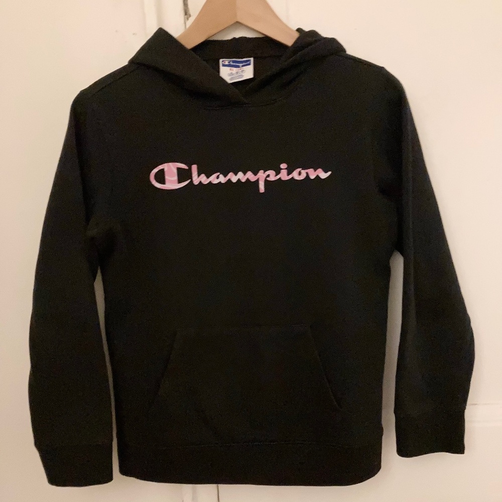 Black Champion Hoodie - size 16 girls